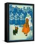 The Wizard of Oz by L Frank Baum-William Wallace Denslow-Framed Stretched Canvas