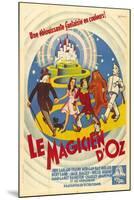 The Wizard of Oz, French Movie Poster, 1939-null-Mounted Art Print