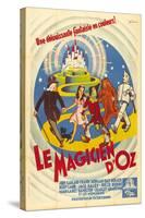 The Wizard of Oz, French Movie Poster, 1939-null-Stretched Canvas