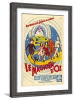 The Wizard of Oz, French Movie Poster, 1939-null-Framed Art Print