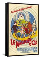 The Wizard of Oz, French Movie Poster, 1939-null-Framed Stretched Canvas