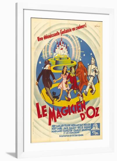 The Wizard of Oz, French Movie Poster, 1939-null-Framed Art Print