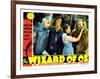 The Wizard of Oz, from Left: Jack Haley, Ray Bolger, Judy Garland, Bert Lahr, 1939-null-Framed Art Print