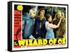 The Wizard of Oz, from Left: Jack Haley, Ray Bolger, Judy Garland, Bert Lahr, 1939-null-Framed Stretched Canvas