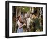 The Wizard of Oz, from Left: Judy Garland, Jack Haley, Ray Bolger, 1939-null-Framed Premium Photographic Print