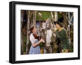 The Wizard of Oz, from Left: Judy Garland, Jack Haley, Ray Bolger, 1939-null-Framed Photo