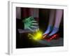 The Wizard of Oz, from Left: Margaret Hamilton, Judy Garland, 1939-null-Framed Premium Photographic Print