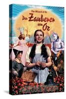 The Wizard of Oz, German Movie Poster, 1939-null-Stretched Canvas