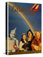The Wizard of Oz, German Movie Poster, 1939-null-Stretched Canvas
