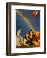 The Wizard of Oz, German Movie Poster, 1939-null-Framed Art Print