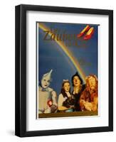 The Wizard of Oz, German Movie Poster, 1939-null-Framed Art Print