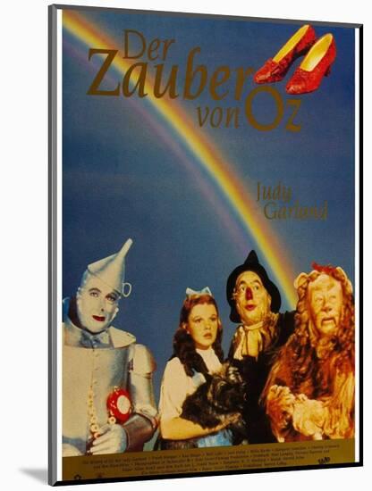 The Wizard of Oz, German Movie Poster, 1939-null-Mounted Art Print