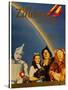 The Wizard of Oz, German Movie Poster, 1939-null-Stretched Canvas