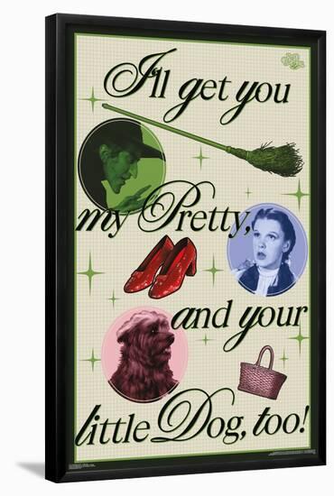The Wizard Of Oz - I'll Get You-Trends International-Framed Poster