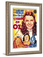 The Wizard of Oz, Italian Movie Poster, 1939-null-Framed Art Print