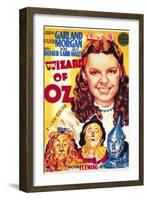 The Wizard of Oz, Italian Movie Poster, 1939-null-Framed Art Print