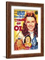 The Wizard of Oz, Italian Movie Poster, 1939-null-Framed Art Print