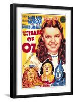 The Wizard of Oz, Italian Movie Poster, 1939-null-Framed Art Print