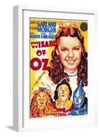 The Wizard of Oz, Italian Movie Poster, 1939-null-Framed Art Print