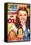 The Wizard of Oz, Italian Movie Poster, 1939-null-Framed Stretched Canvas