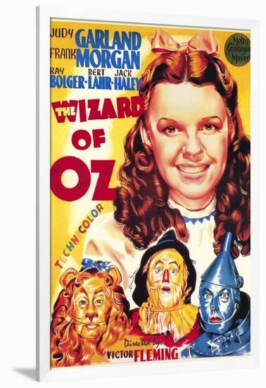 The Wizard of Oz, Italian Movie Poster, 1939-null-Framed Art Print