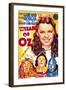 The Wizard of Oz, Italian Movie Poster, 1939-null-Framed Art Print