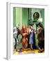 The Wizard of Oz, Jack Haley, Bert Lahr, Judy Garland, Frank Morgan, Ray Bolger, 1939-null-Framed Premium Photographic Print