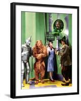 The Wizard of Oz, Jack Haley, Bert Lahr, Judy Garland, Frank Morgan, Ray Bolger, 1939-null-Framed Premium Photographic Print