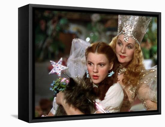 The Wizard of Oz, Judy Garland, Billie Burke, 1939-null-Framed Stretched Canvas
