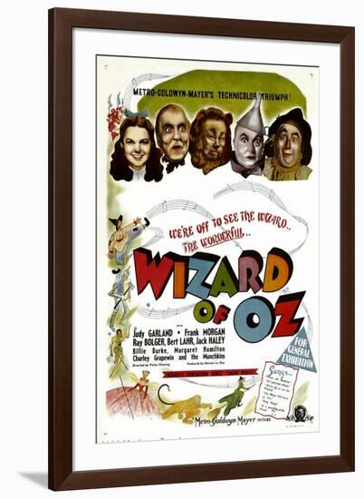 The Wizard of Oz, Judy Garland, Frank Morgan, 1939-null-Framed Art Print