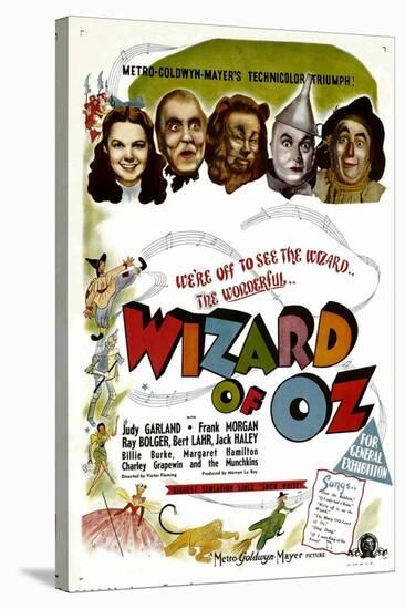 The Wizard of Oz, Judy Garland, Frank Morgan, 1939-null-Stretched Canvas