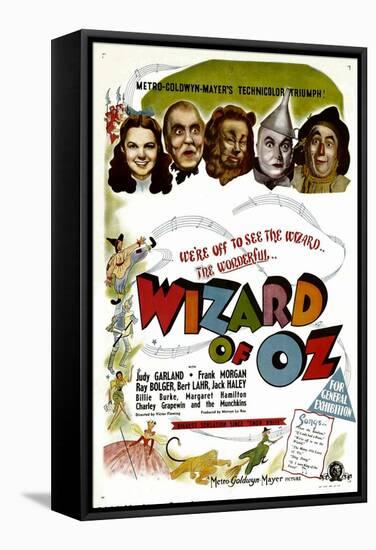 The Wizard of Oz, Judy Garland, Frank Morgan, 1939-null-Framed Stretched Canvas