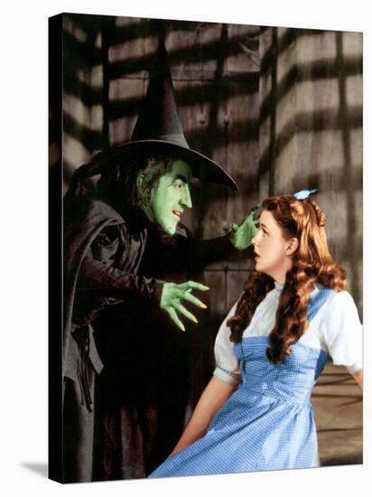 The Wizard of Oz, Margaret Hamilton, Judy Garland, 1939-null-Stretched Canvas