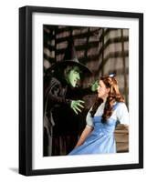 The Wizard of Oz, Margaret Hamilton, Judy Garland, 1939-null-Framed Photo