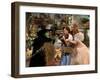 The Wizard of Oz, Margaret Hamilton, Judy Garland, Billie Burke, 1939-null-Framed Premium Photographic Print