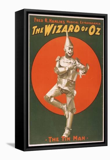 "The Wizard of Oz" Musical Theatre Poster No.2-Lantern Press-Framed Stretched Canvas