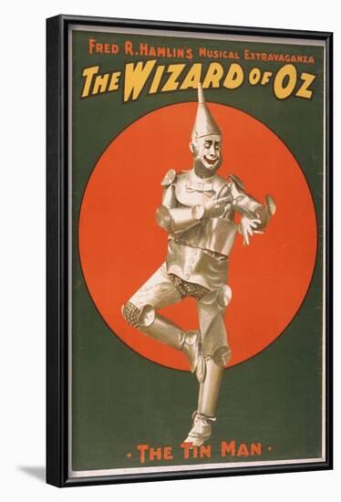 "The Wizard of Oz" Musical Theatre Poster No.2-Lantern Press-Framed Art Print