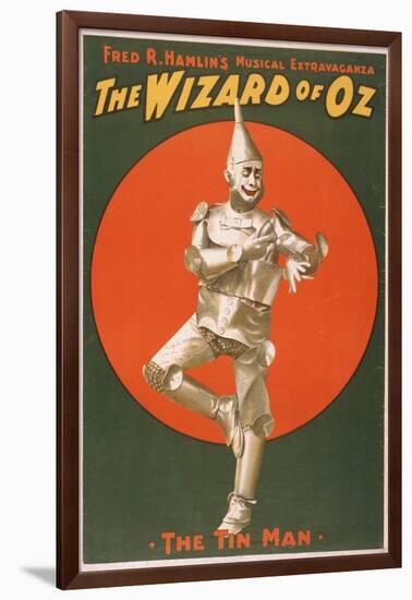 "The Wizard of Oz" Musical Theatre Poster No.2-Lantern Press-Framed Art Print