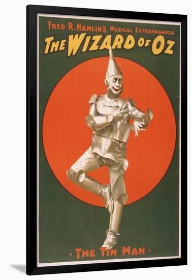 "The Wizard of Oz" Musical Theatre Poster No.2-Lantern Press-Framed Art Print