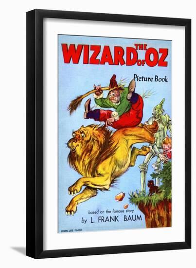 The Wizard of Oz Picture Book-null-Framed Art Print