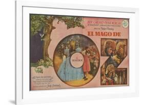 The Wizard of Oz, Spanish Movie Poster, 1939-null-Framed Art Print