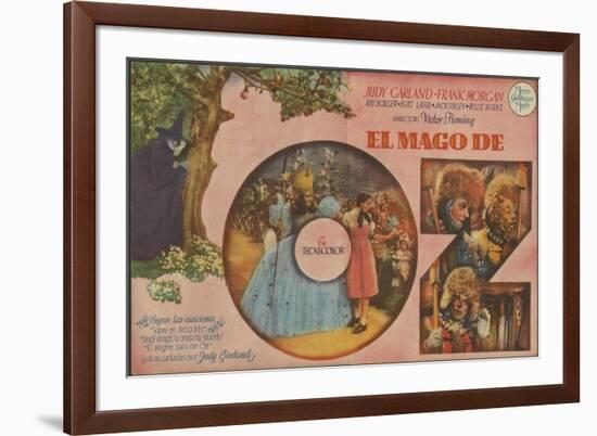 The Wizard of Oz, Spanish Movie Poster, 1939-null-Framed Art Print