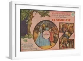 The Wizard of Oz, Spanish Movie Poster, 1939-null-Framed Art Print