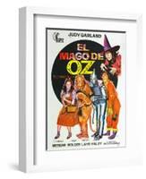 The Wizard of Oz, Spanish Movie Poster, 1939-null-Framed Art Print