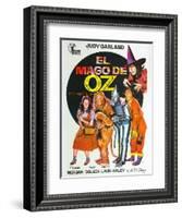 The Wizard of Oz, Spanish Movie Poster, 1939-null-Framed Art Print