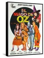 The Wizard of Oz, Spanish Movie Poster, 1939-null-Framed Stretched Canvas