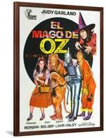 The Wizard of Oz, Spanish Movie Poster, 1939-null-Framed Art Print