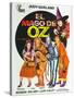 The Wizard of Oz, Spanish Movie Poster, 1939-null-Stretched Canvas