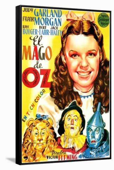 The Wizard of Oz, Spanish Movie Poster, 1939-null-Framed Stretched Canvas