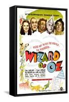 The Wizard of Oz, UK Movie Poster, 1939-null-Framed Stretched Canvas